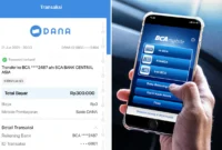 cara transfer bca ke dana